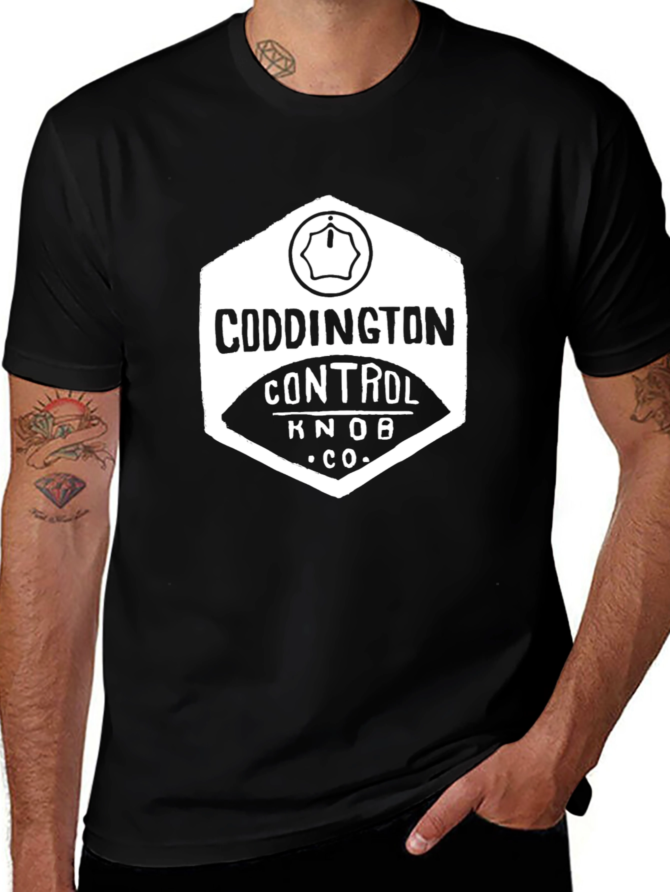 Coddington Control Knob Co. Black T-Shirt