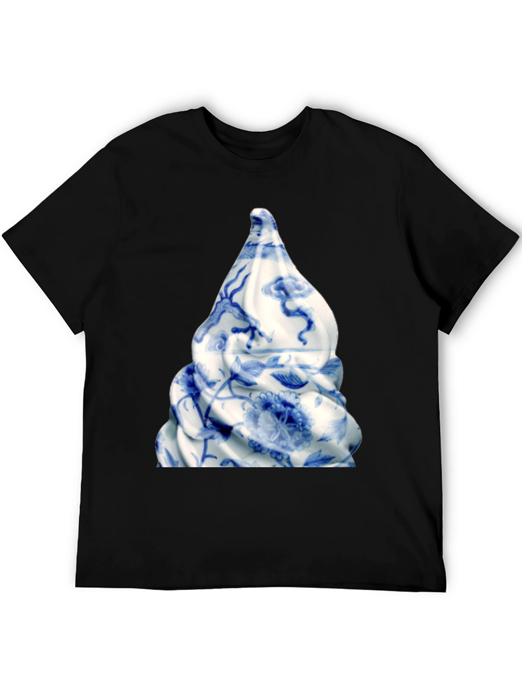 Porcelain Swirl Graphic T-Shirt