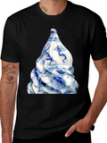 Porcelain Swirl Graphic T-Shirt