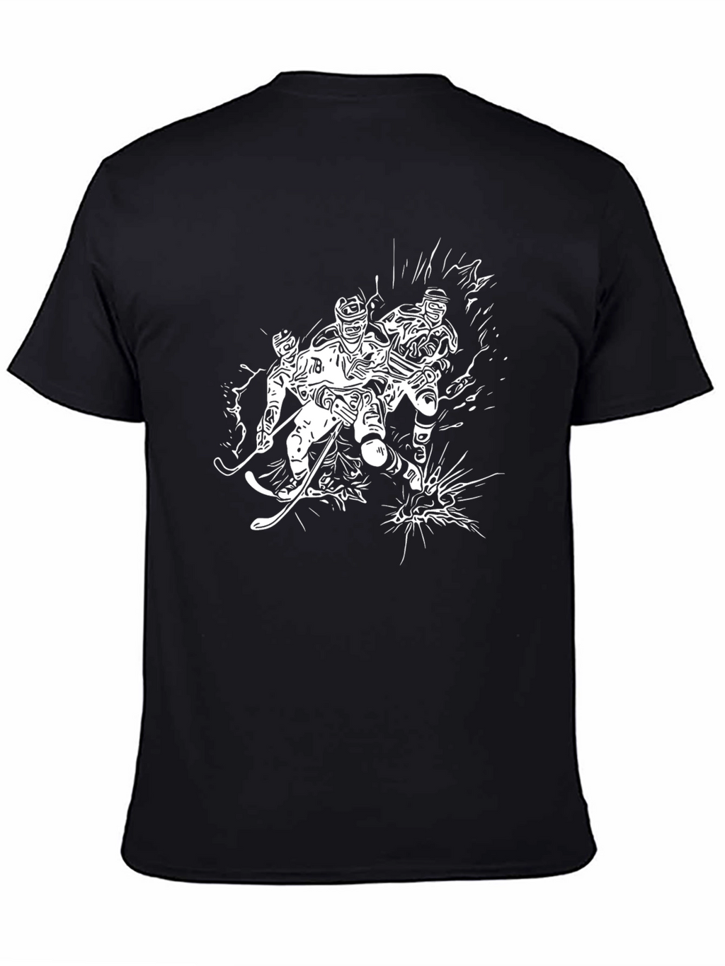Hockey Players Graphic T-Shirt