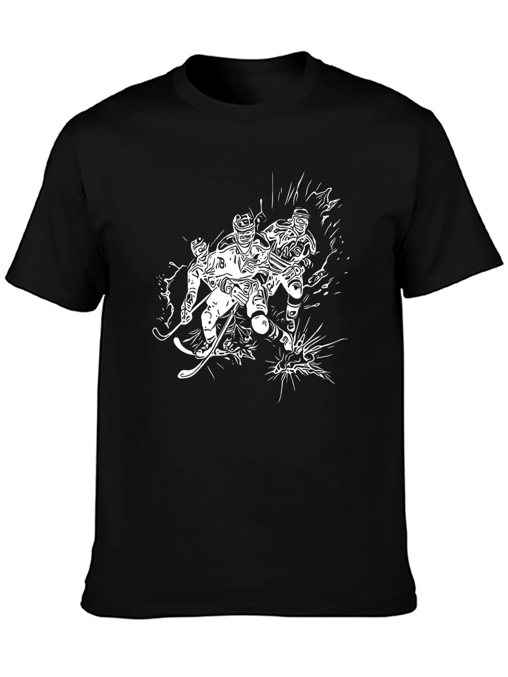Hockey Players Graphic T-Shirt