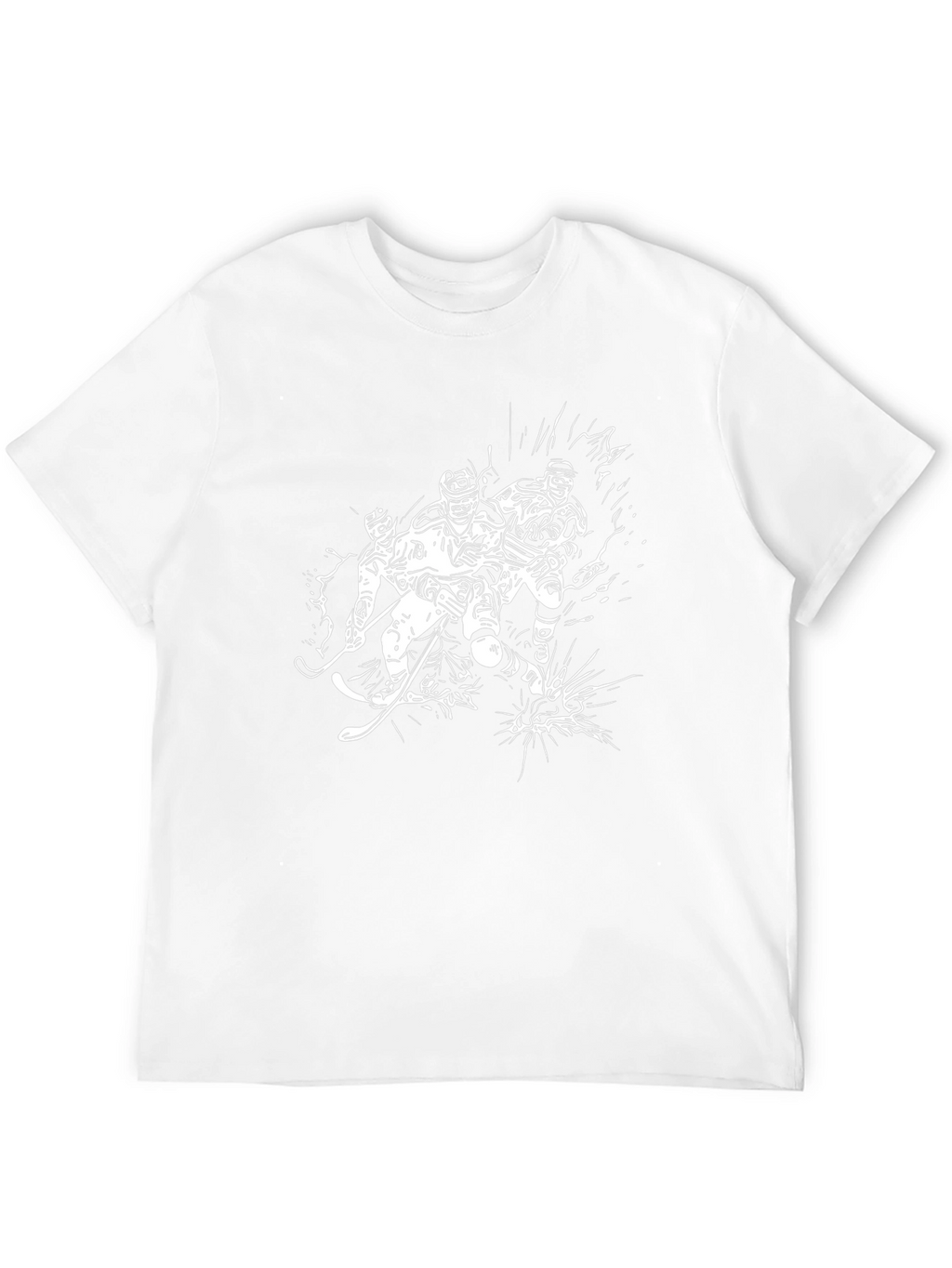 Hockey Players Graphic T-Shirt