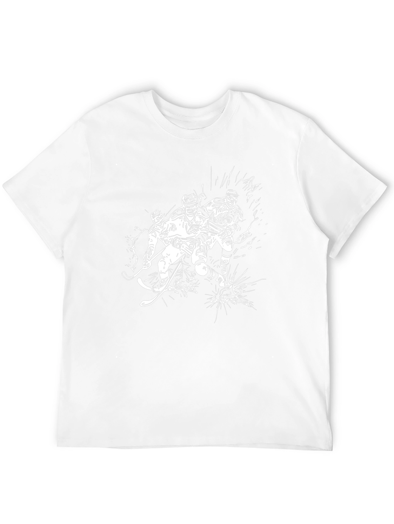 Hockey Players Graphic T-Shirt