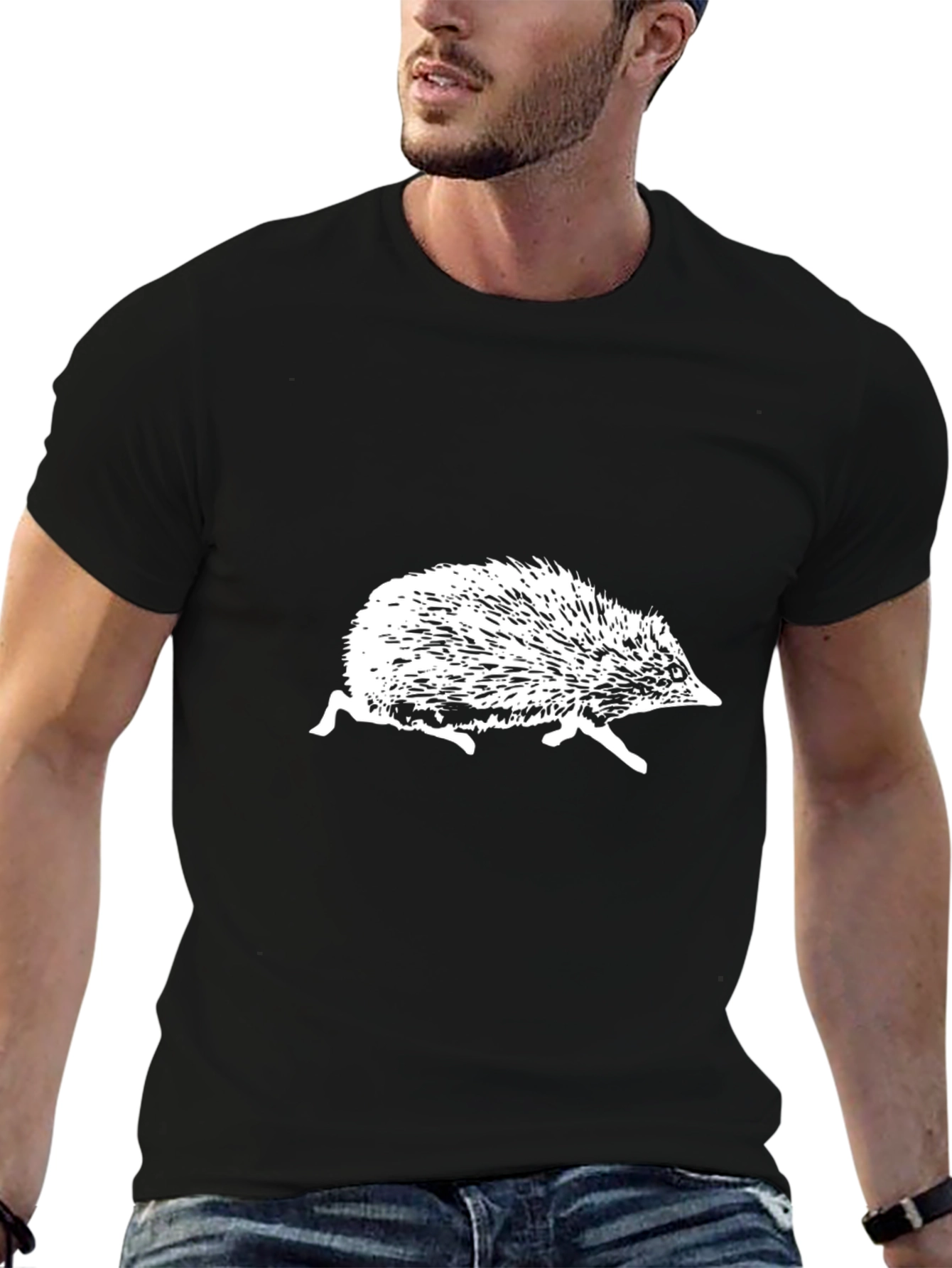 Hedgehog Graphic Tee - Casual Comfort