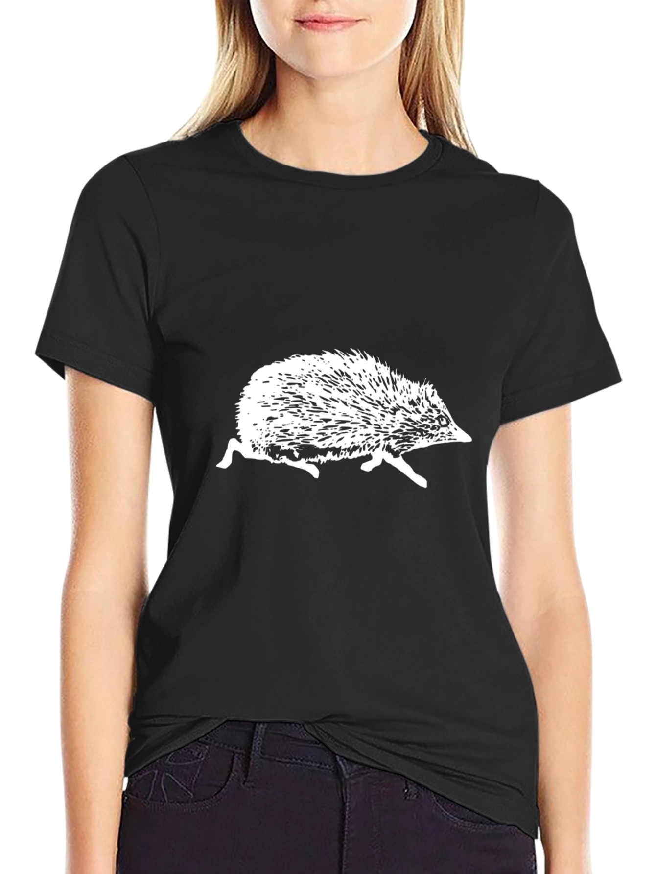 Hedgehog Graphic Tee - Casual Comfort