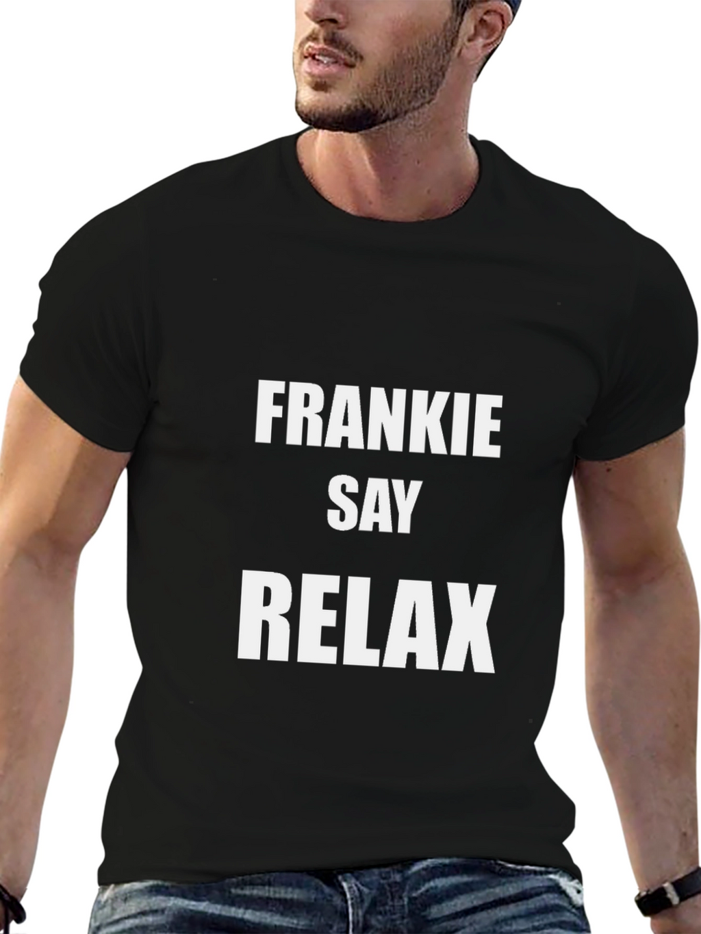 Frankie Say Relax Graphic Tee - Retro Style