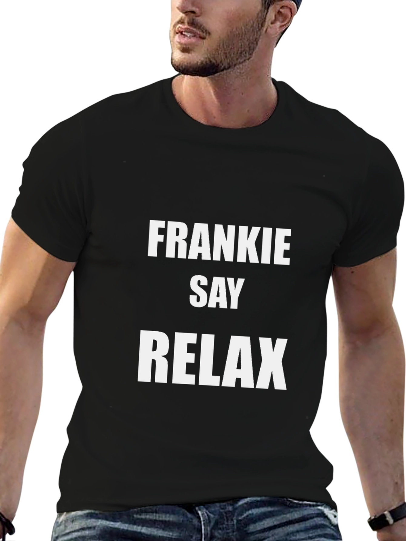 Frankie Say Relax Graphic Tee - Retro Style
