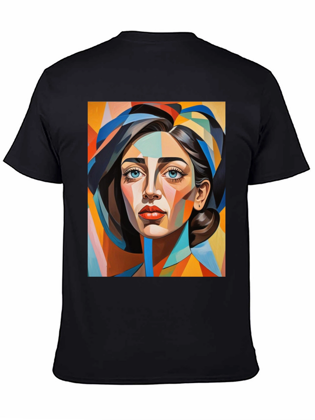 Abstract Woman Portrait Graphic T-Shirt