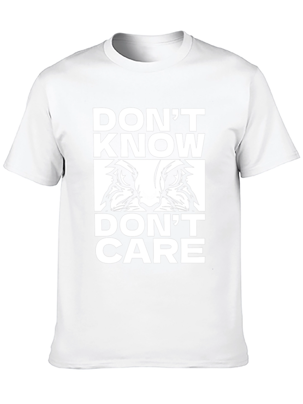 Dont Know Dont Care Cat T-Shirt