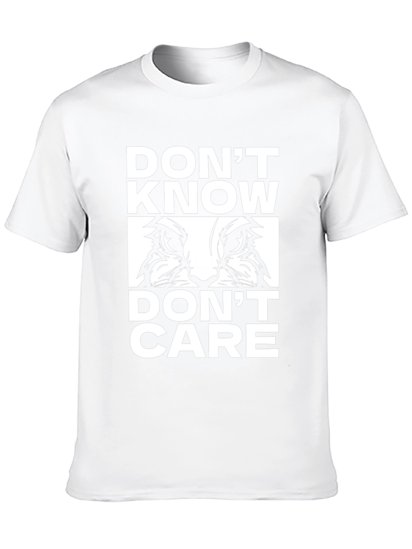 Dont Know Dont Care Cat T-Shirt