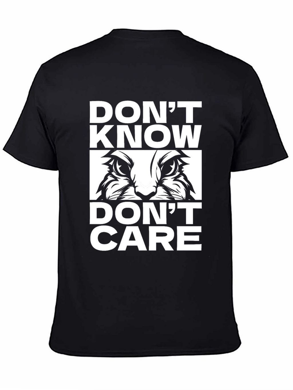 Dont Know Dont Care Cat T-Shirt