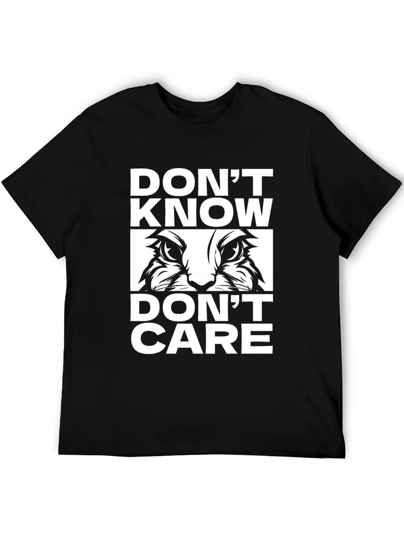 Dont Know Dont Care Cat T-Shirt