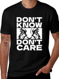 Dont Know Dont Care Cat T-Shirt