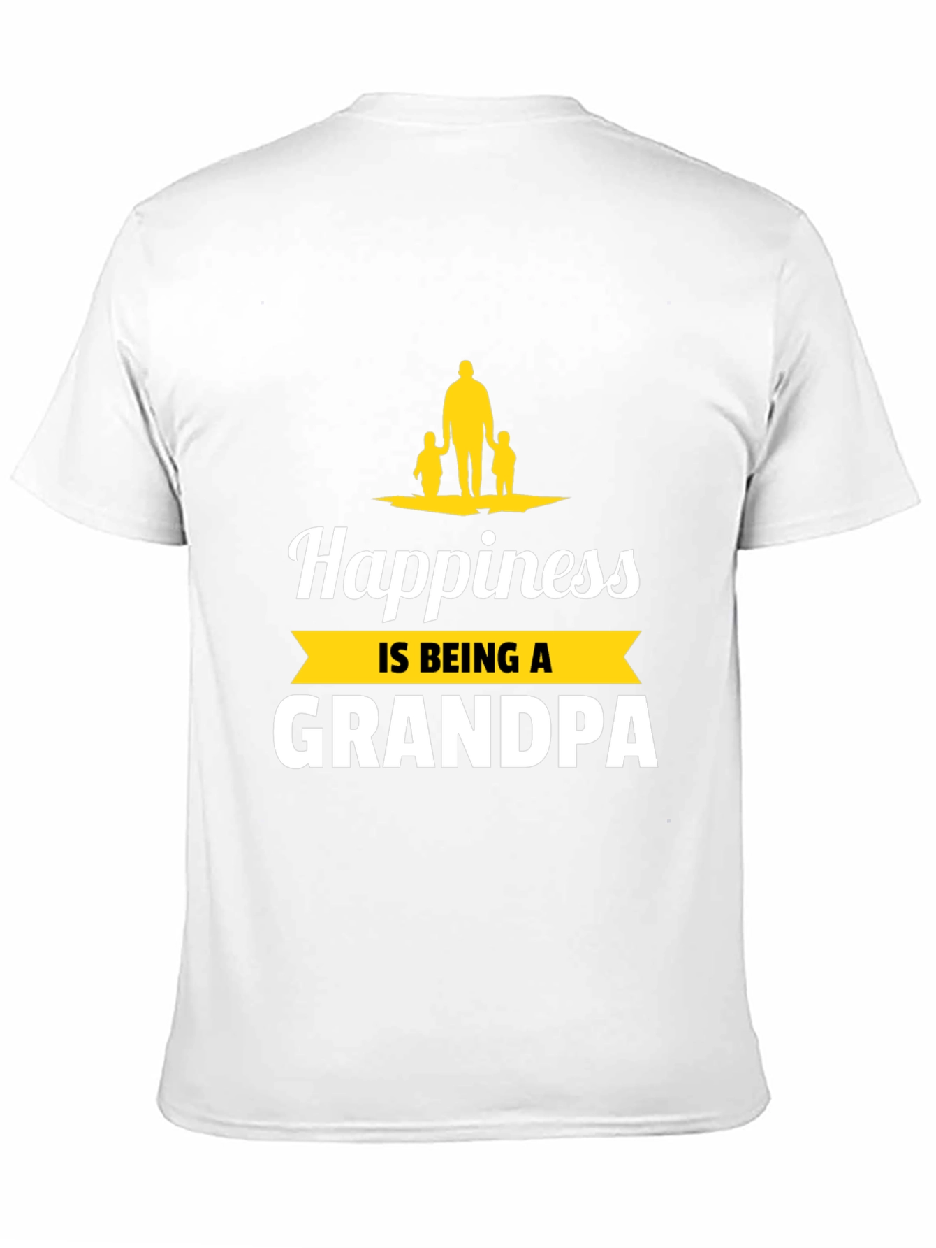 Happiness is Being a Grandpa Graphic T-Shirt