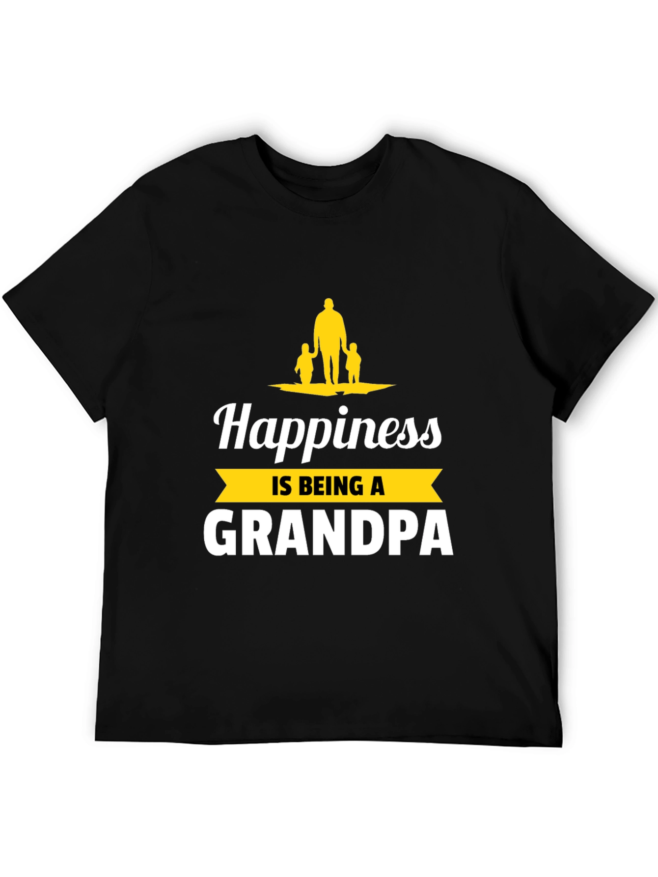 Happiness is Being a Grandpa Graphic T-Shirt