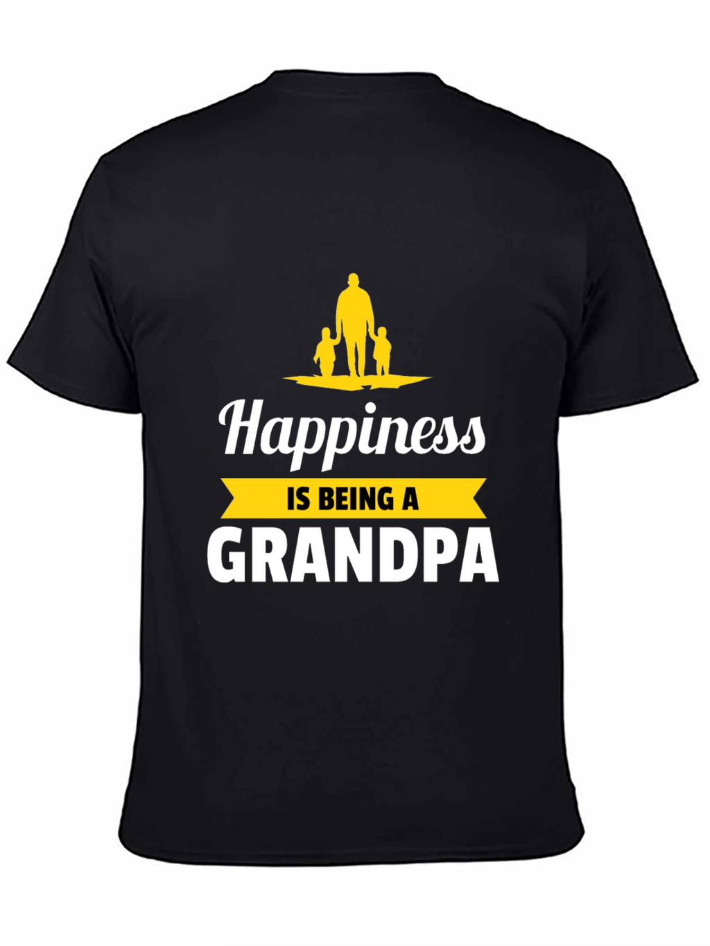 Happiness is Being a Grandpa Graphic T-Shirt