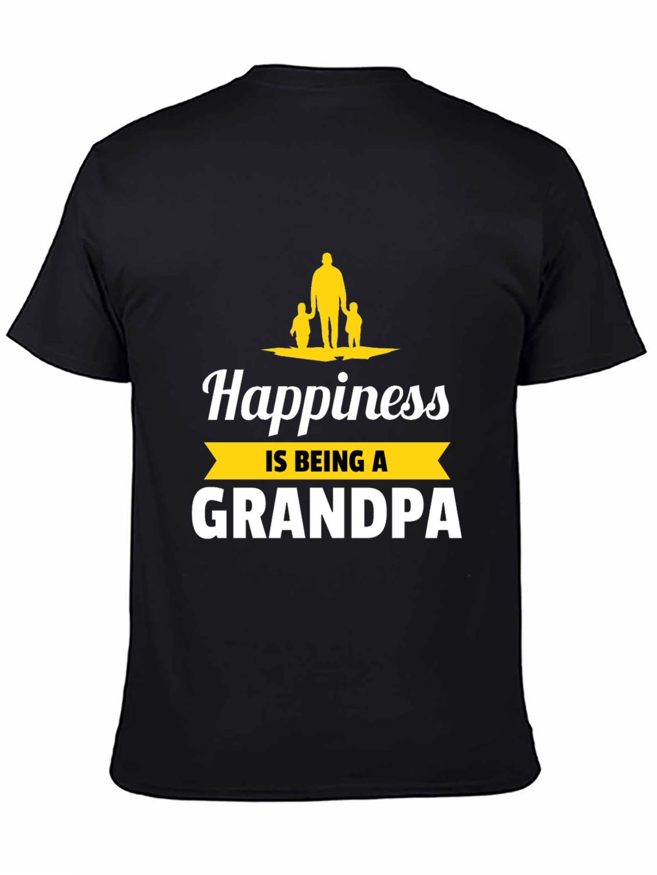 Happiness is Being a Grandpa Graphic T-Shirt