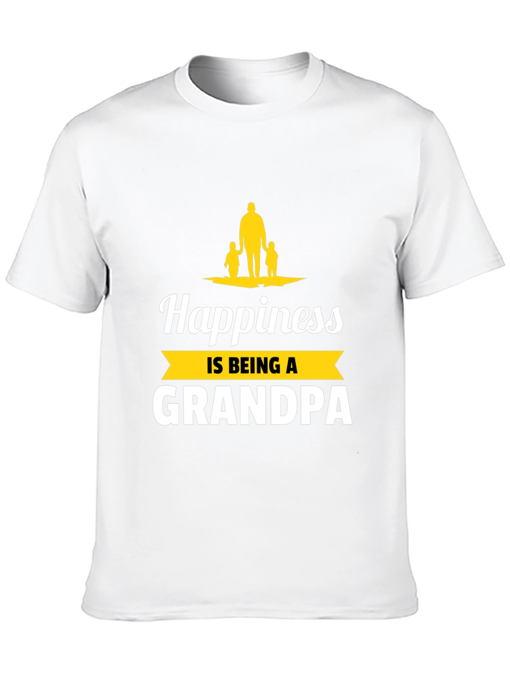 Happiness is Being a Grandpa Graphic T-Shirt