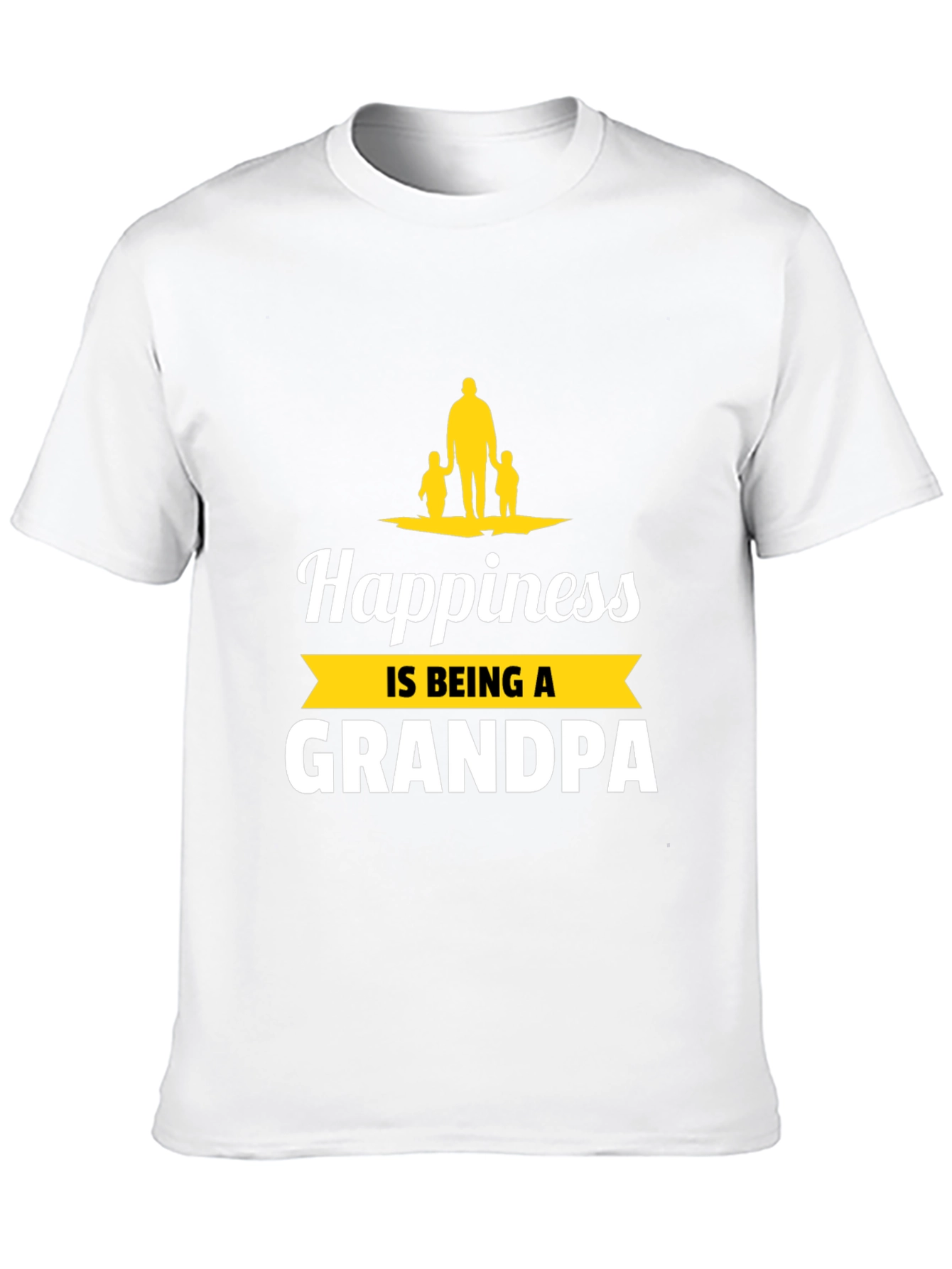 Happiness is Being a Grandpa Graphic T-Shirt