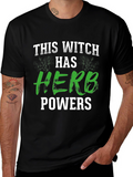 This Witch Has Herb Powers Graphic T-Shirt