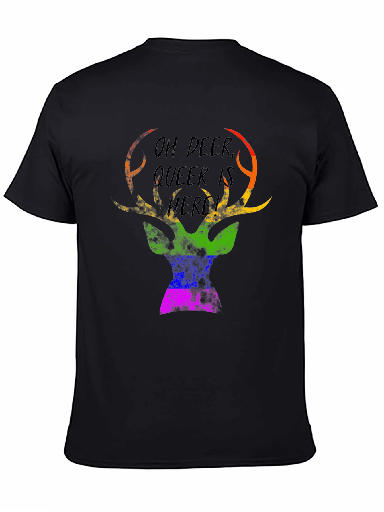 Oh Deer Queer Is Here Graphic Tee