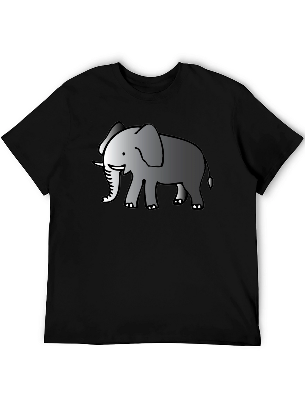 Elephant Graphic T-Shirt - Classic Black Tee