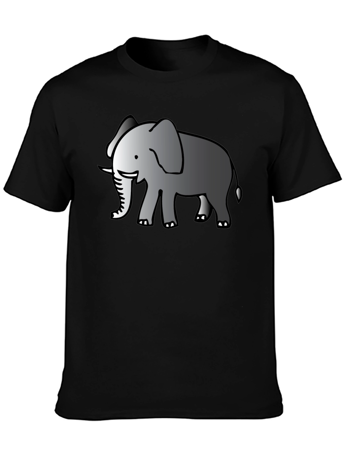 Elephant Graphic T-Shirt - Classic Black Tee