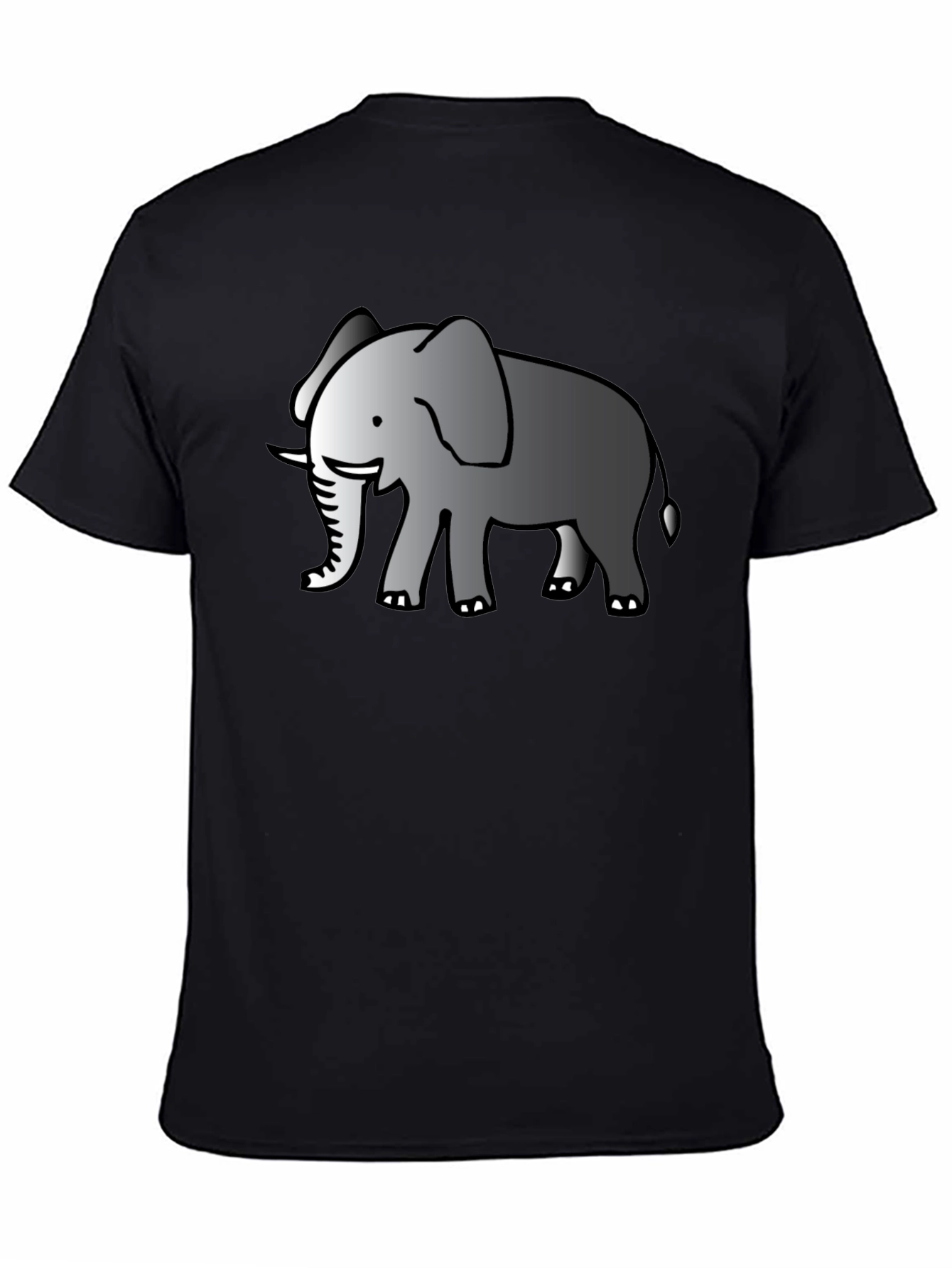 Elephant Graphic T-Shirt - Classic Black Tee