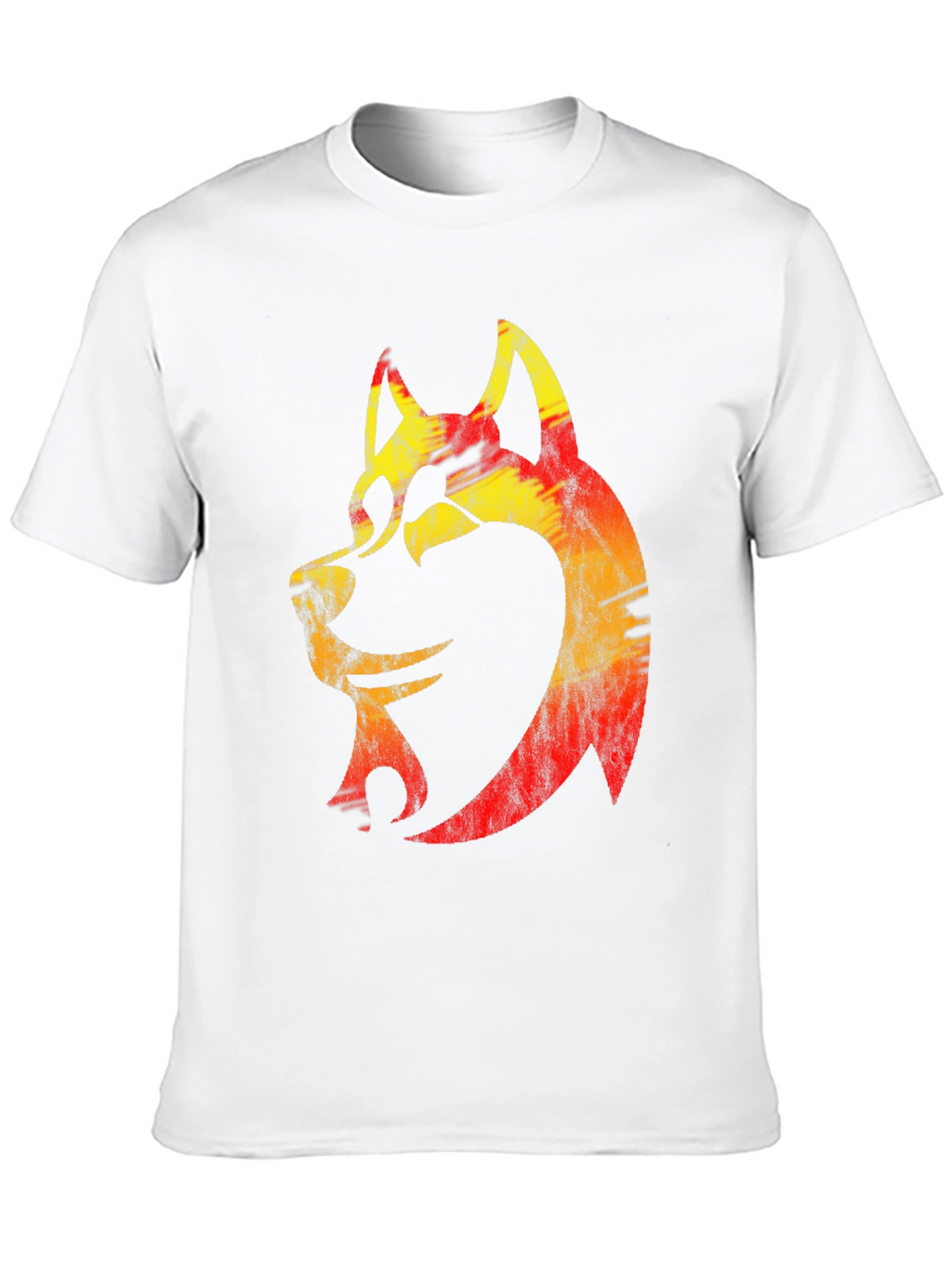 Wolf Graphic Tee - Bold Animal Print Black T-Shirt