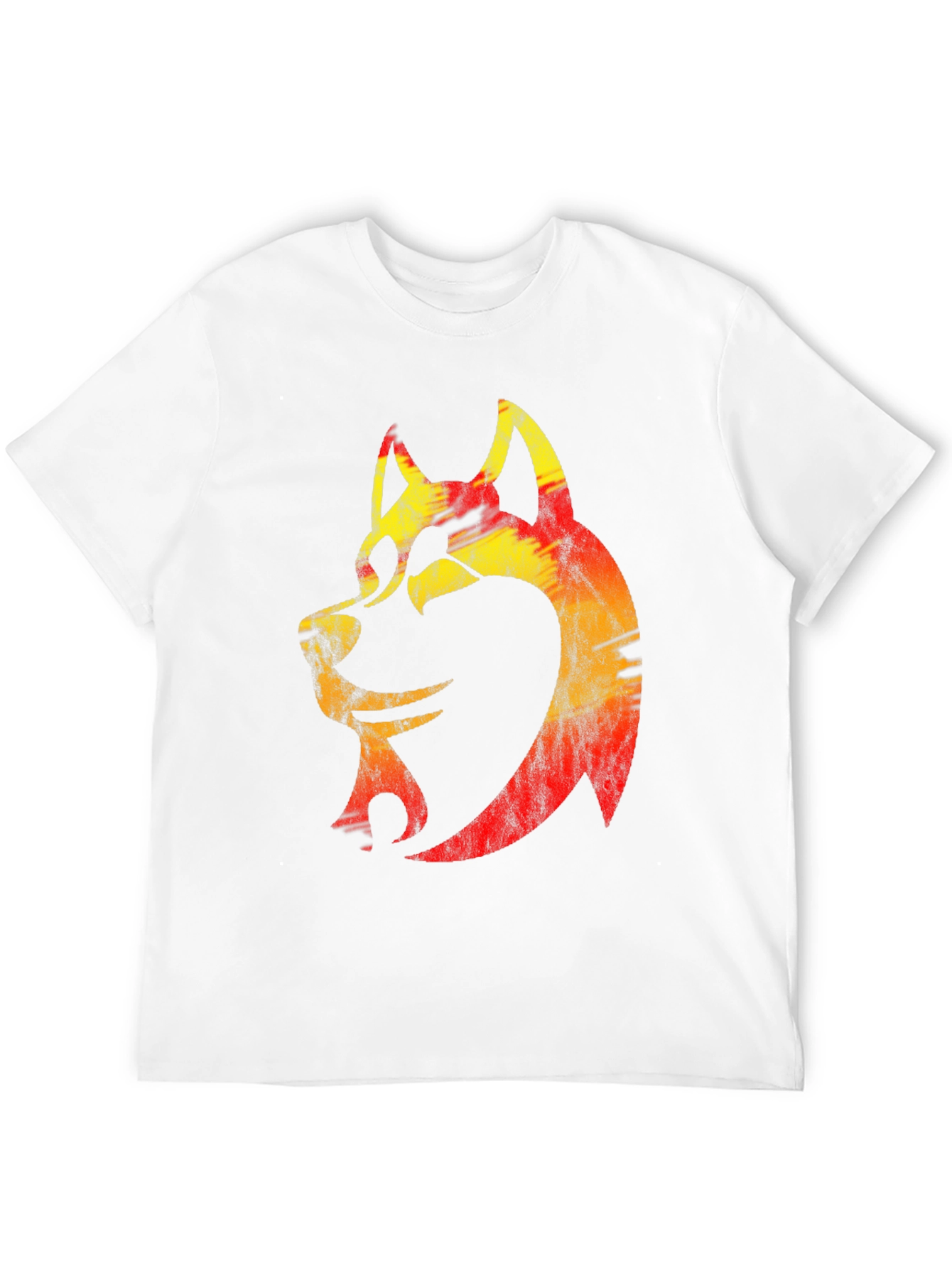 Wolf Graphic Tee - Bold Animal Print Black T-Shirt
