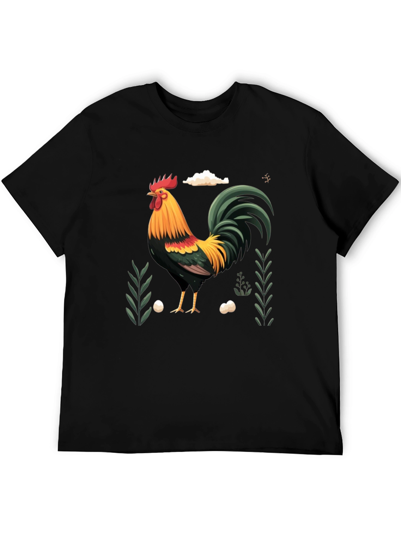 Rooster Graphic Tee - Farm Animal Design