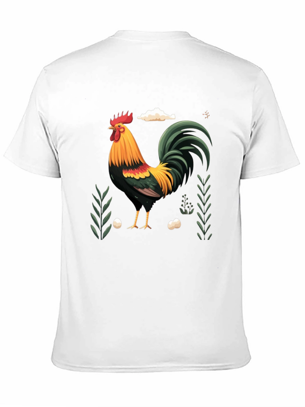 Rooster Graphic Tee - Farm Animal Design