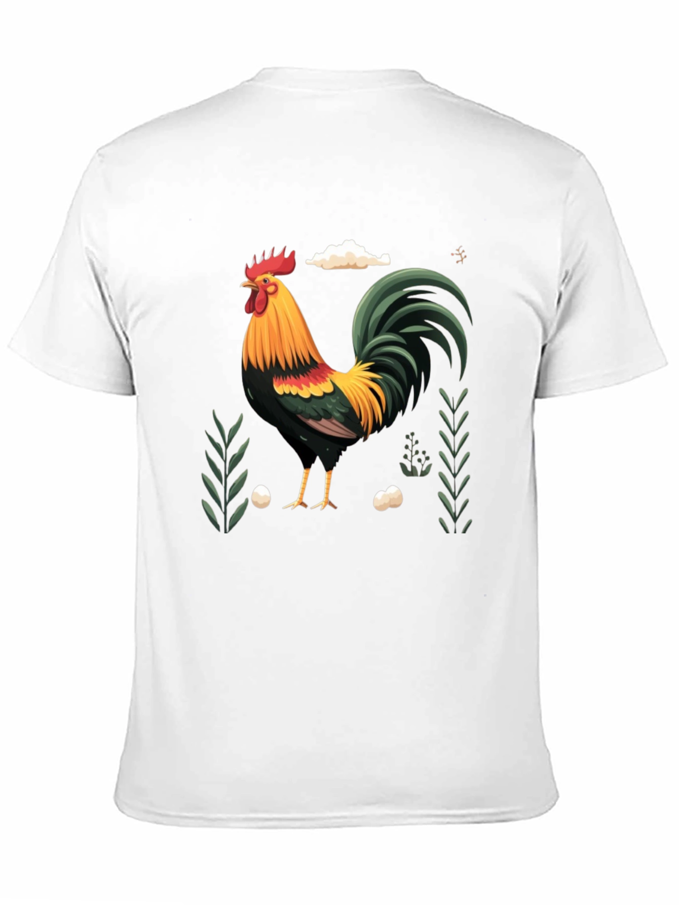 Rooster Graphic Tee - Farm Animal Design