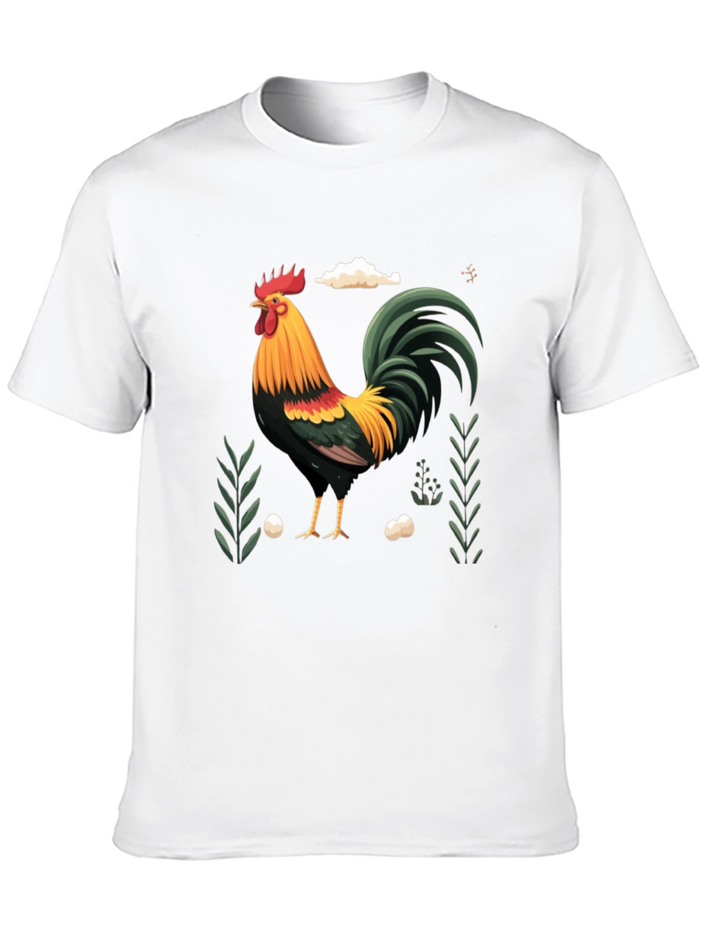 Rooster Graphic Tee - Farm Animal Design