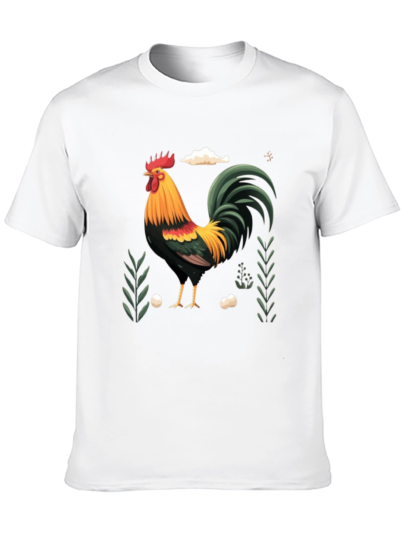 Rooster Graphic Tee - Farm Animal Design