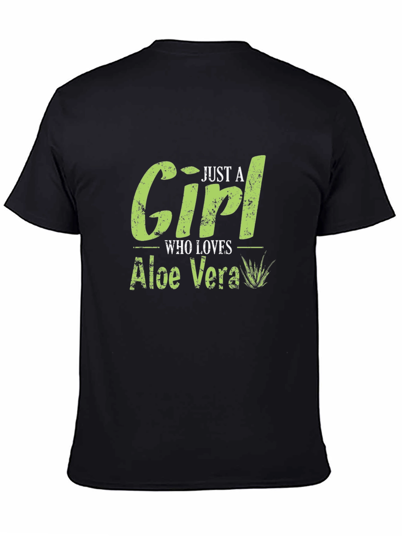 Aloe Vera Lover T-Shirt - Black Unisex Tee