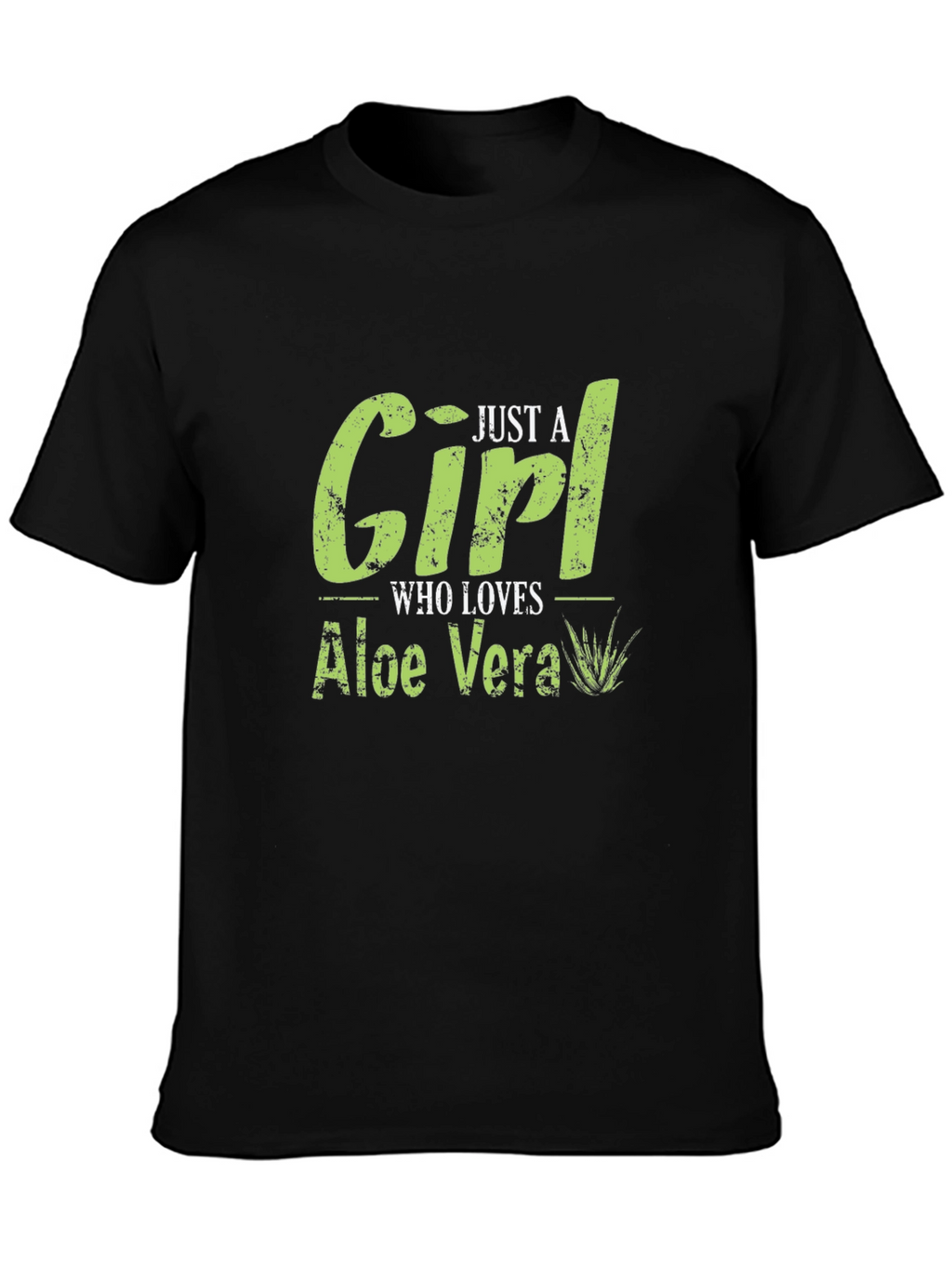 Aloe Vera Lover T-Shirt - Black Unisex Tee