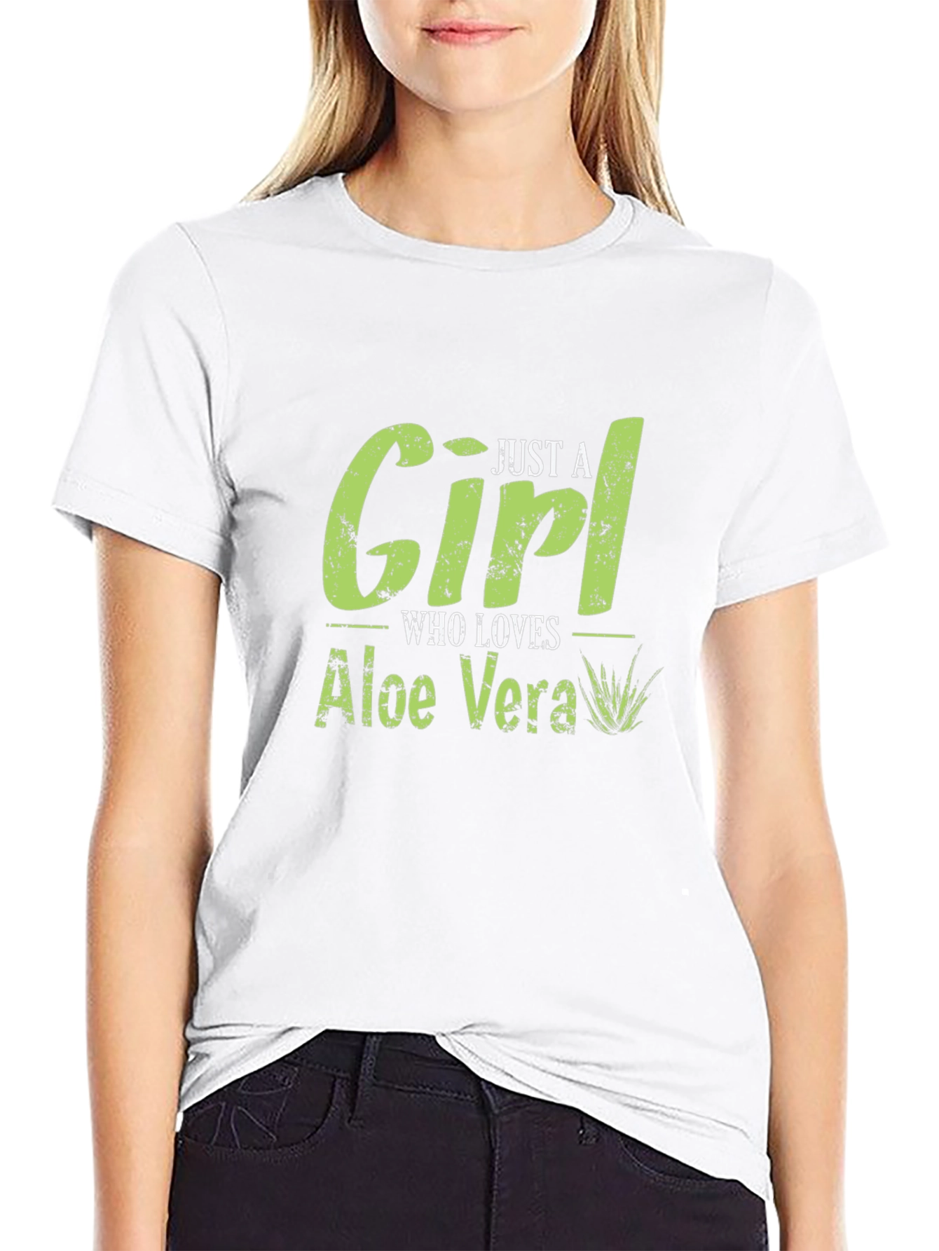 Aloe Vera Lover T-Shirt - Black Unisex Tee