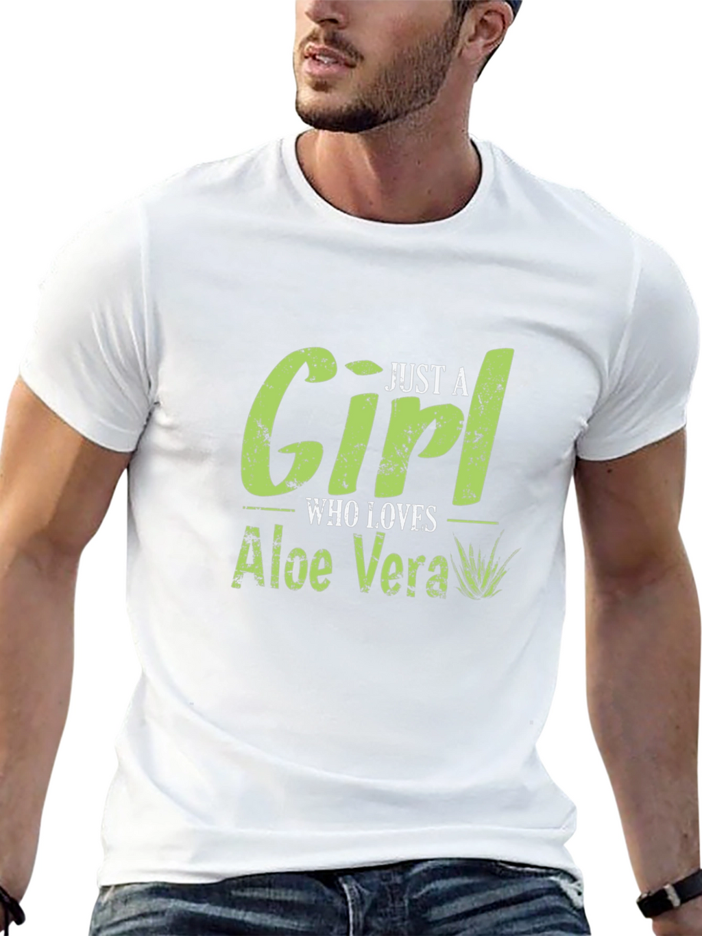 Aloe Vera Lover T-Shirt - Black Unisex Tee