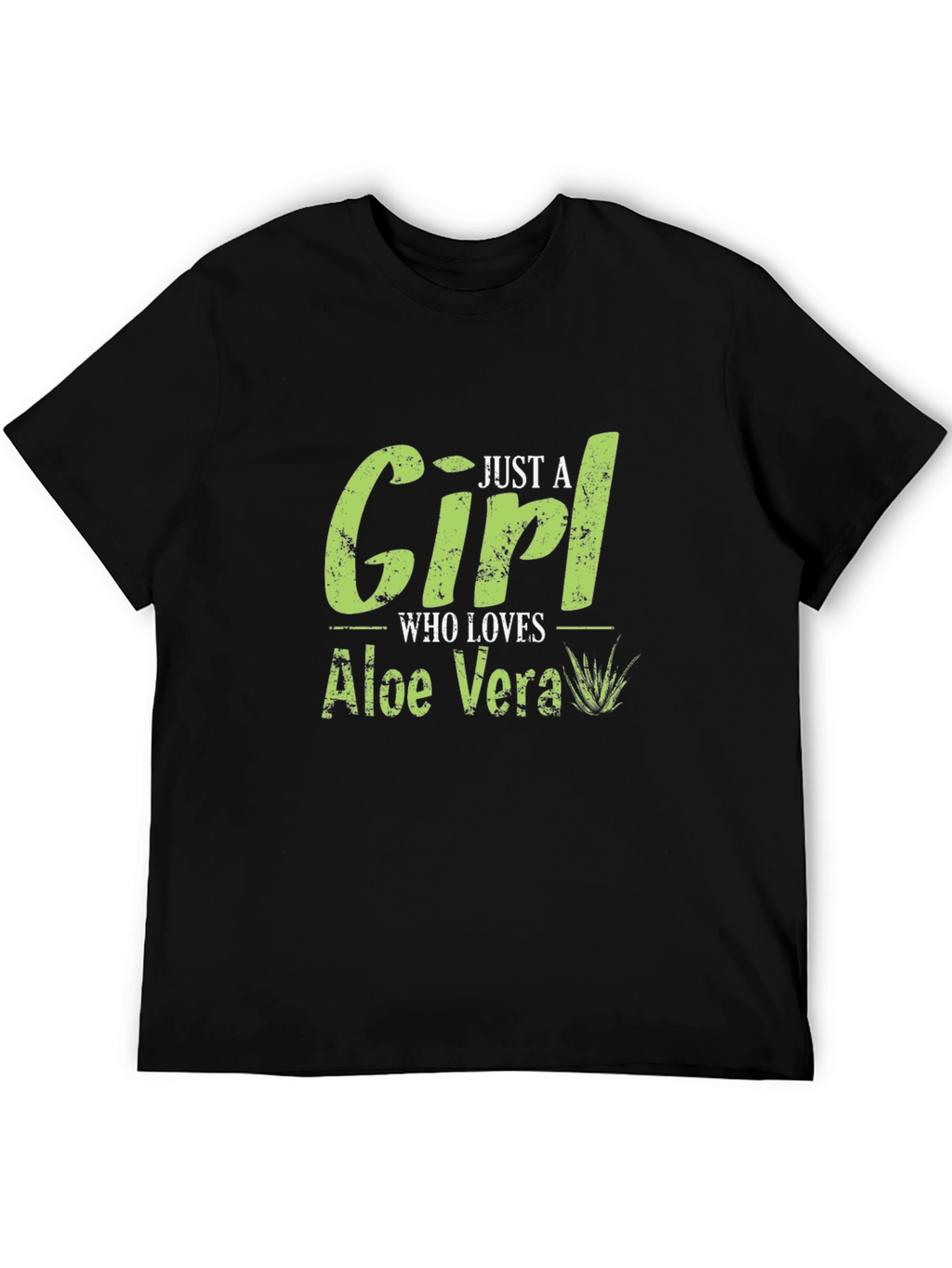 Aloe Vera Lover T-Shirt - Black Unisex Tee