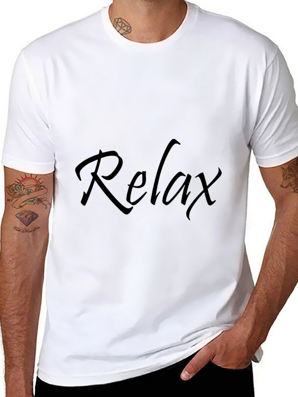 Relax Black T-Shirt
