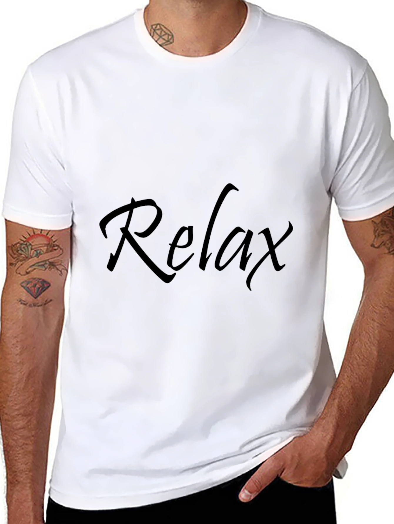 Relax Black T-Shirt