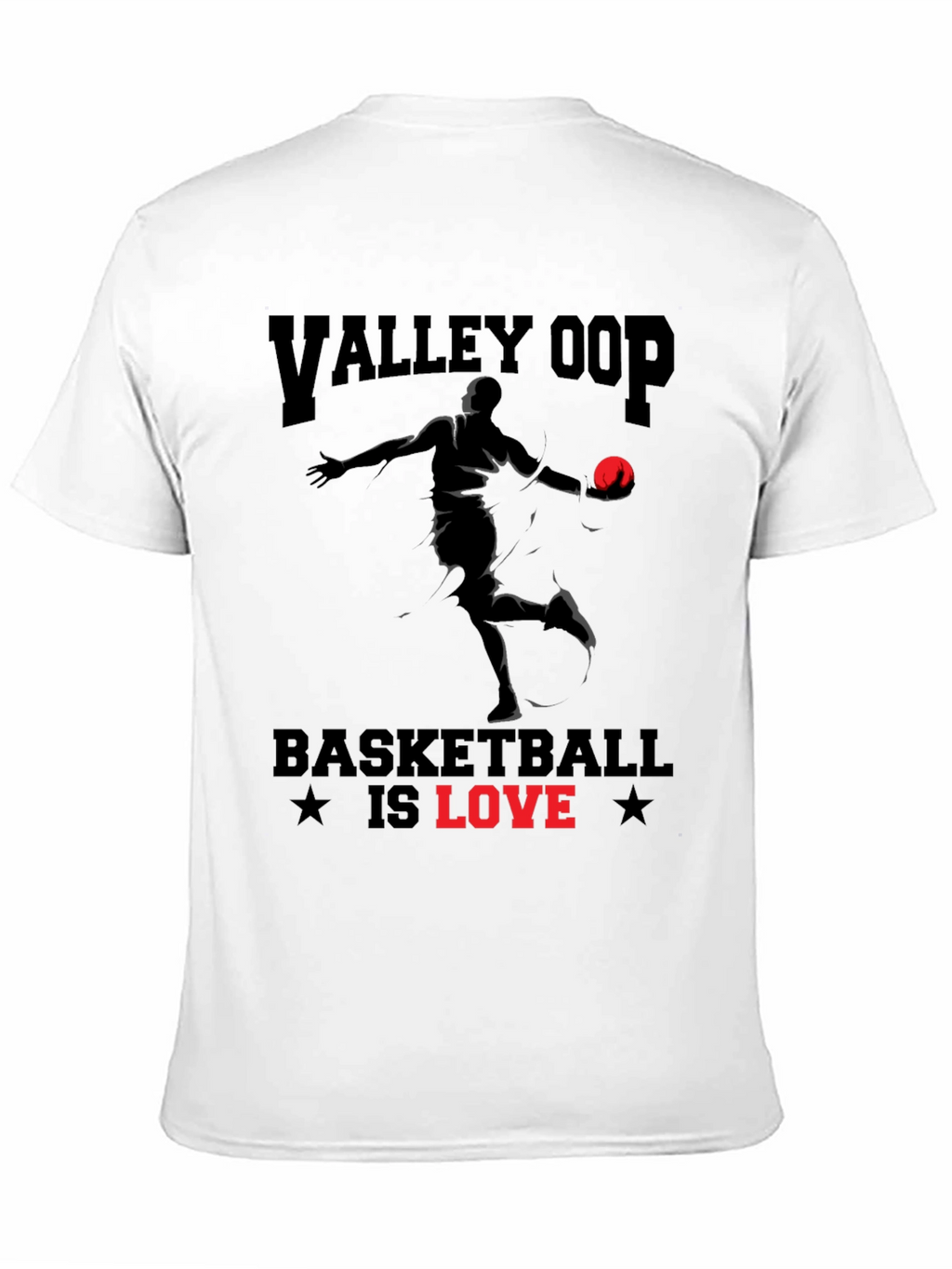 Valley Oop Basketball Is Love Graphic T-Shirt
