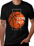 Think Fast Basketball Graphic Tee
