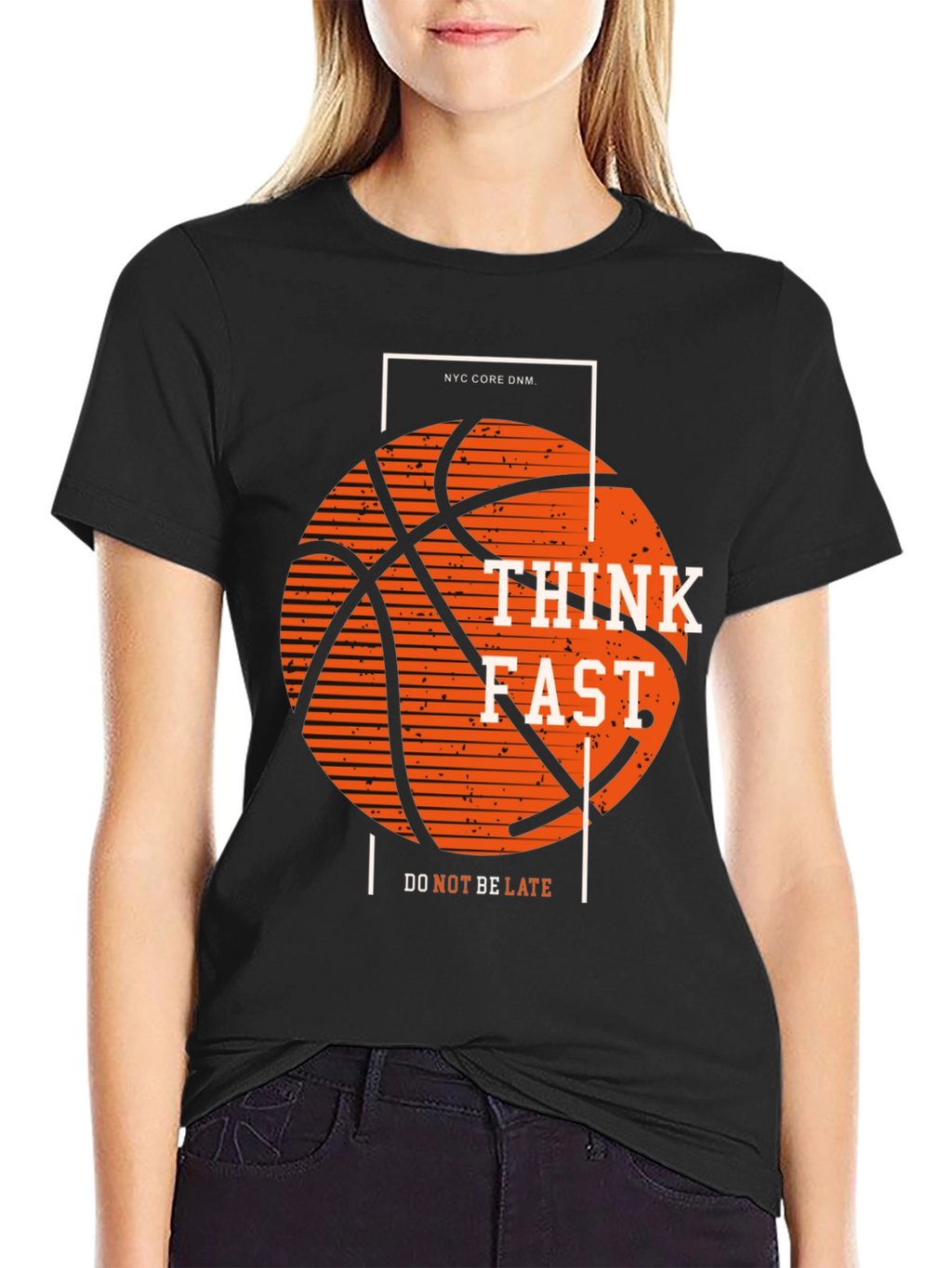 Think Fast Basketball Graphic Tee