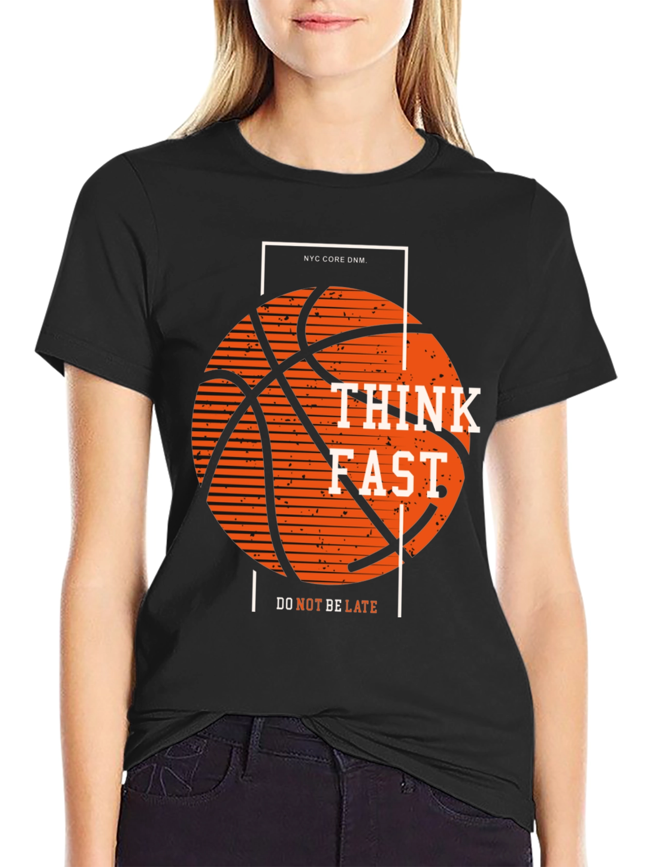 Think Fast Basketball Graphic Tee