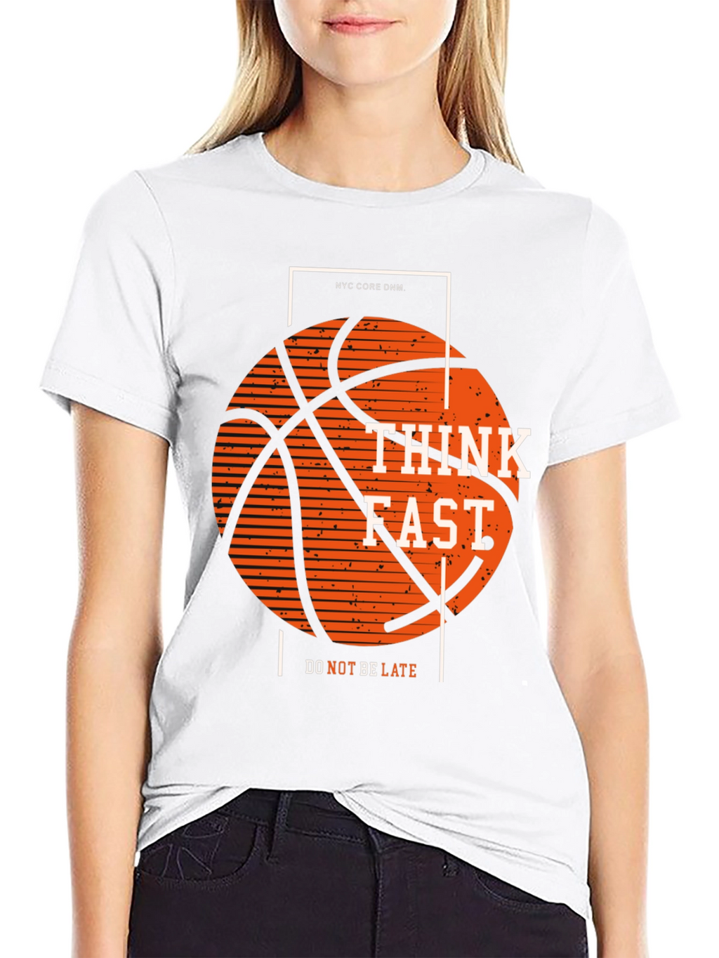 Think Fast Basketball Graphic Tee