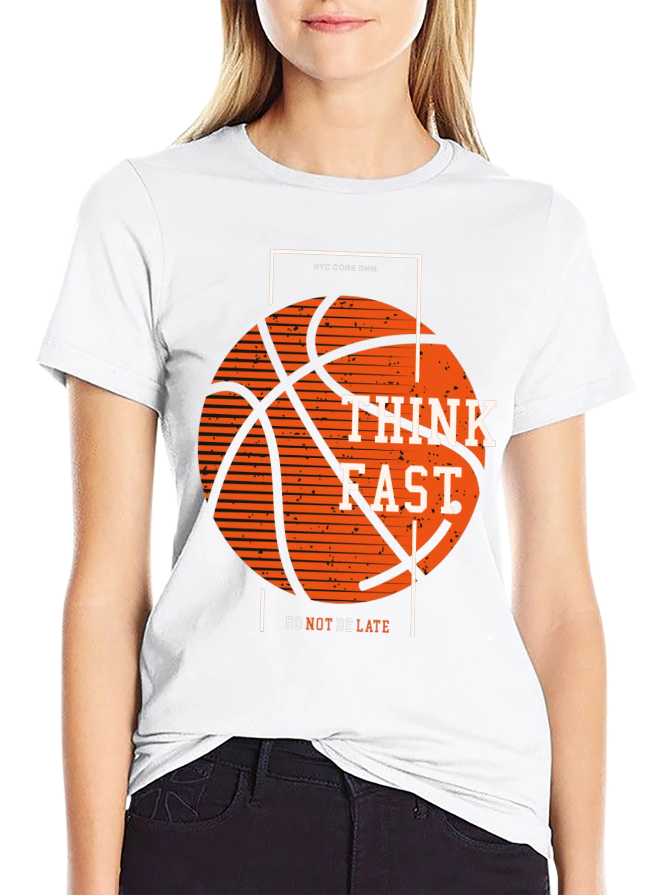 Think Fast Basketball Graphic Tee