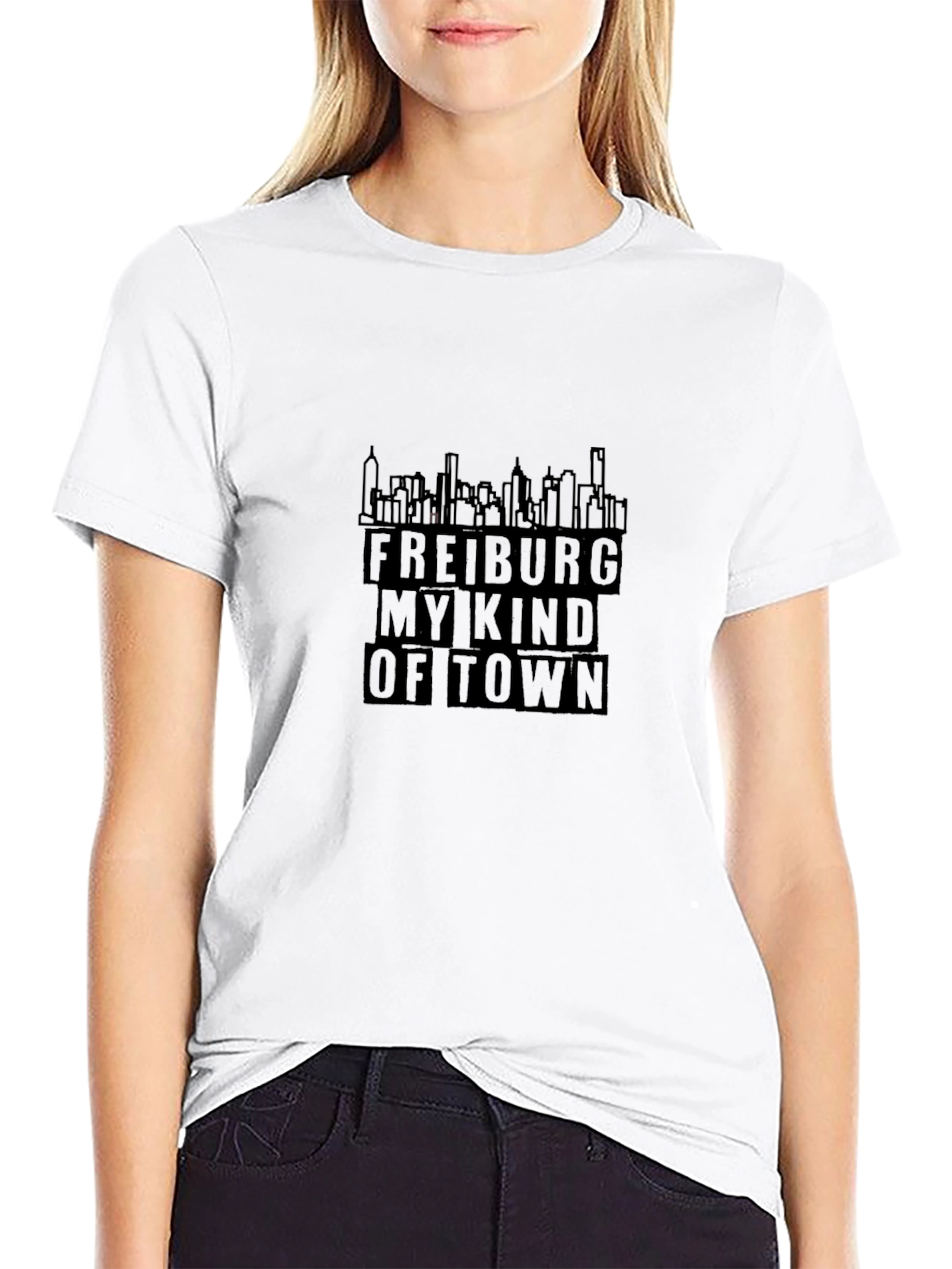 Freiburg My Kind of Town Black Graphic Tee