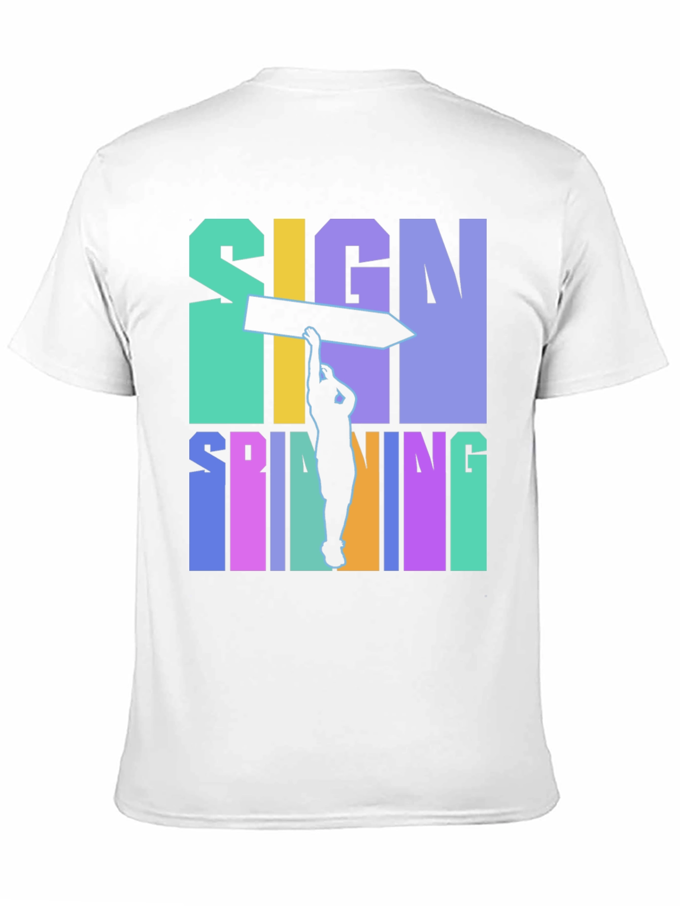 Sign Spinning Graphic Tee - Cool & Unique Design